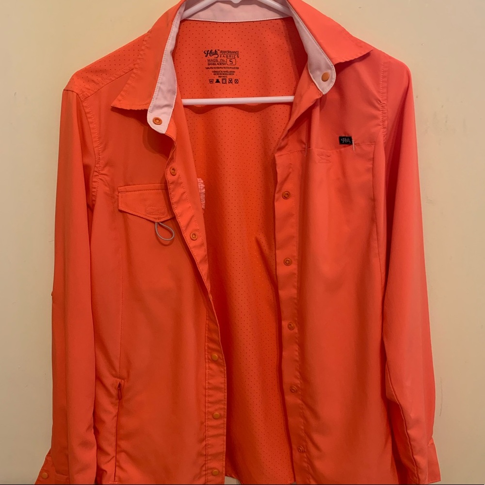 Huk outdoor breathable shirt, like-new